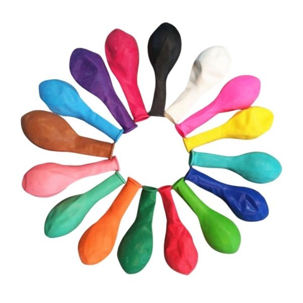 Multicolor 10inches Latex Round Balloons - 图片 2