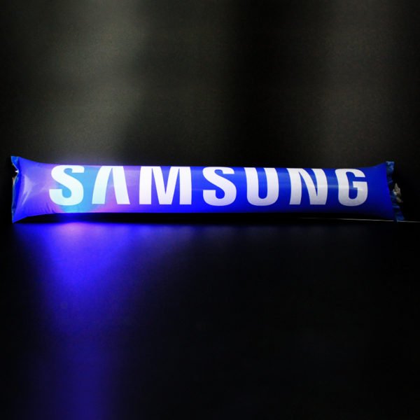 LED Light Up Inflatable Thunder Sticks Cheer Up Tool - Image 2