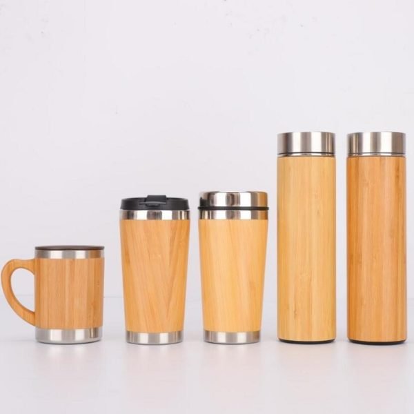 17oz Bamboo Shell Vacuum Stainless Steel Insulated Mug - Image 2