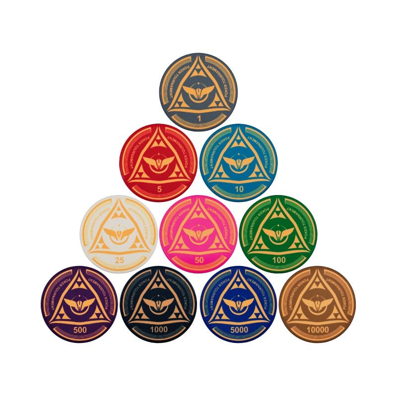 Ceramic Poker Chips with Custom Edges - Image 2