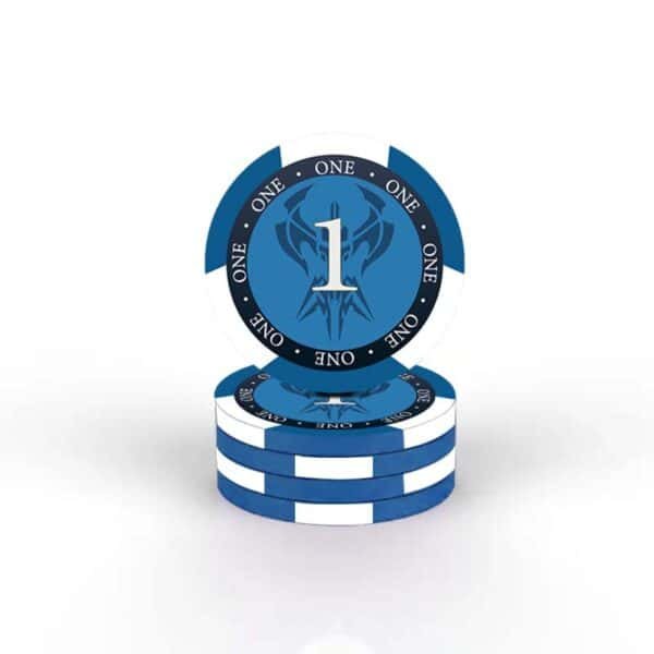 Customized Round Ceramic Poker Chip with Logo - 图片 2