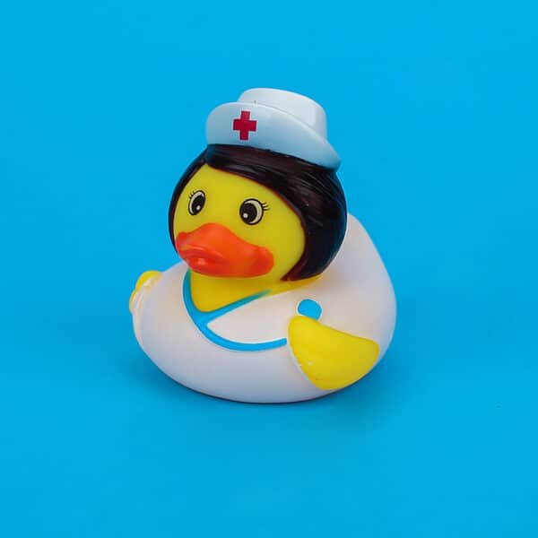 PVC Nurse Duck Shaped Bath Toys - 图片 2