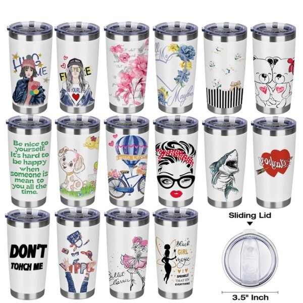 17Oz-Stainless Steel Insulated Vacuum Mug - 图片 2