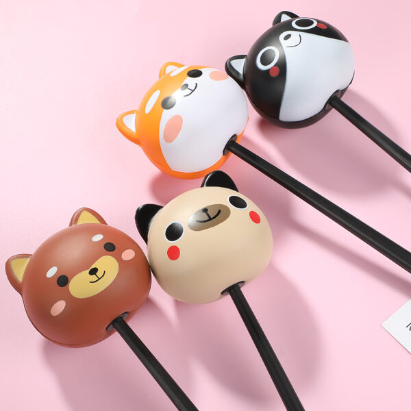 PU Foam Dog Stress Ball Massage Hammer - 图片 2