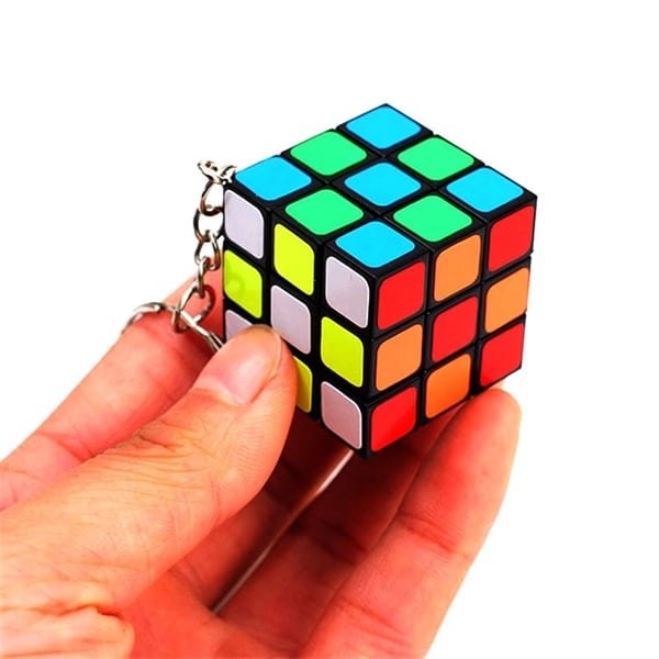 Professional Puzzle Cube With Keychain - Image 2