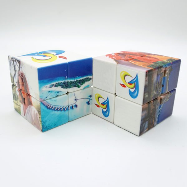 Full Color Imprint 2x2x2 Puzzle Cube - Image 2