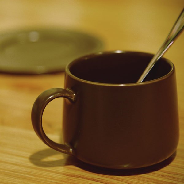 10oz Matte Simple Coffee Mug With Logo - 图片 2