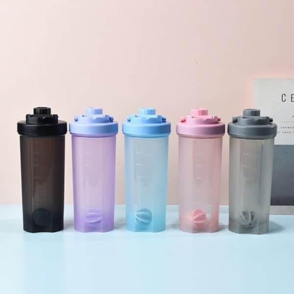 Convenient Outdoor Scaled Fitness Mug 16oz Protein Powder Shaker Cup - Image 2