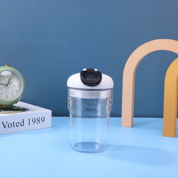 Fitness Shaking Cup Portable 15oz Sports Water Bottle - 图片 2