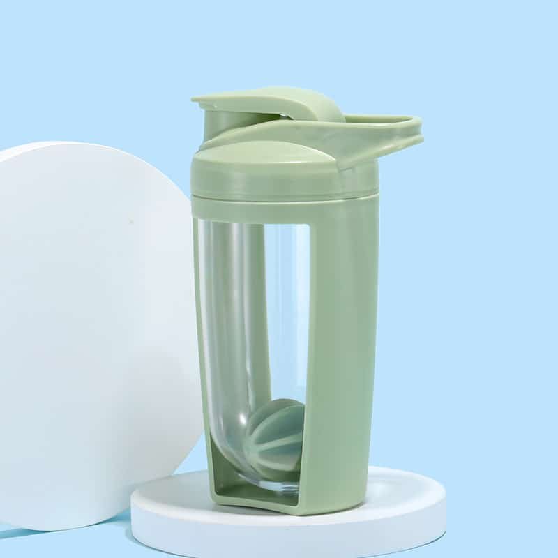 Outdoor Sports Water Bottle Plastic Protein Powder Shaking Cup - Image 2