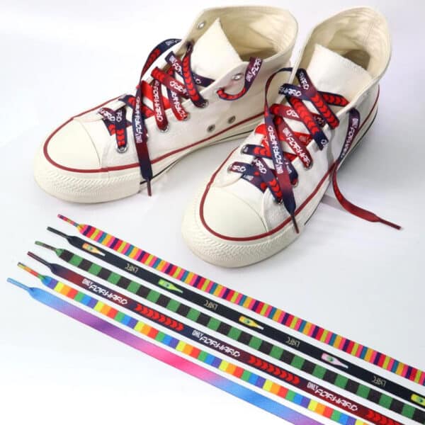 Innovative Color Flat Thermal Transfer Shoelaces - 图片 2