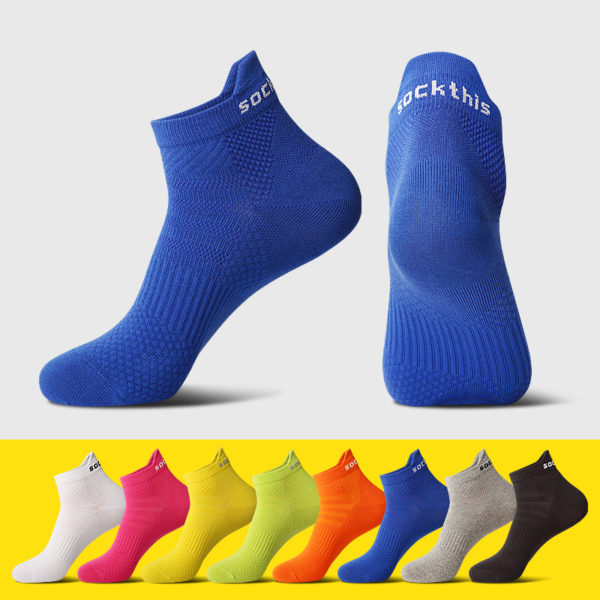 Pure Color Non-slip Sport Socks - 图片 2