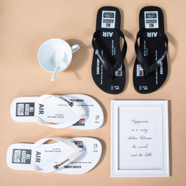 PVC Custom Summer Outdoor Beach Flip Flops - 图片 2