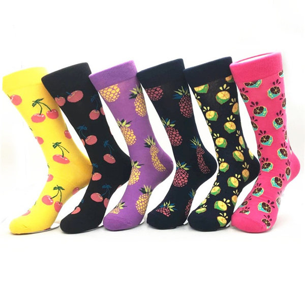 Over All Design Woven Cotton Socks - 图片 2