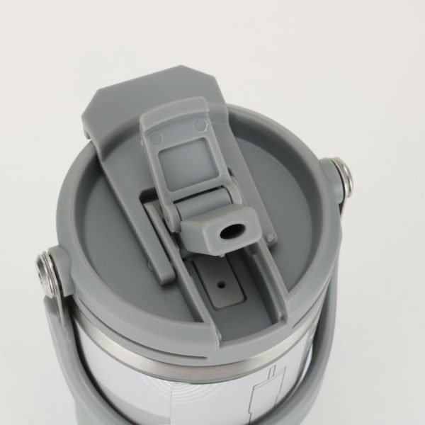 Multicolor Portable Stainless Steel Vacuum Bottle 14oz with Cup Lid - Image 3