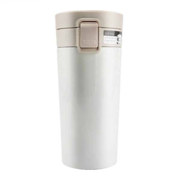 Multicolor Durable Stainless Steel Vacuum Bottle 13oz with Bouncing Lid - 图片 3