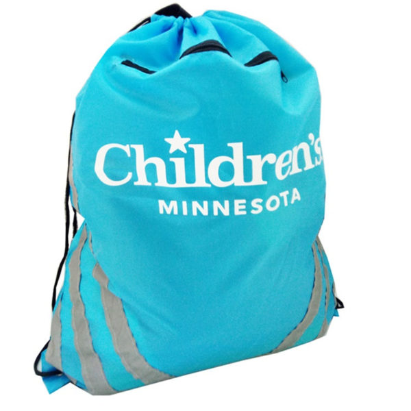 Reflective Pocket Drawstring Bag - 图片 3