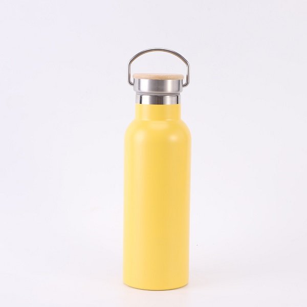 Stainless Steel 17oz Double-Wall Vacuum Bottle With Loop Top - 图片 3