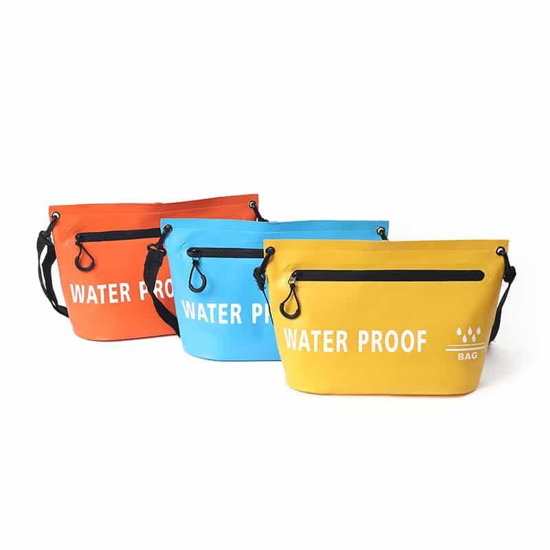 PVC Zipper Waterproof Beach Bag - 图片 3