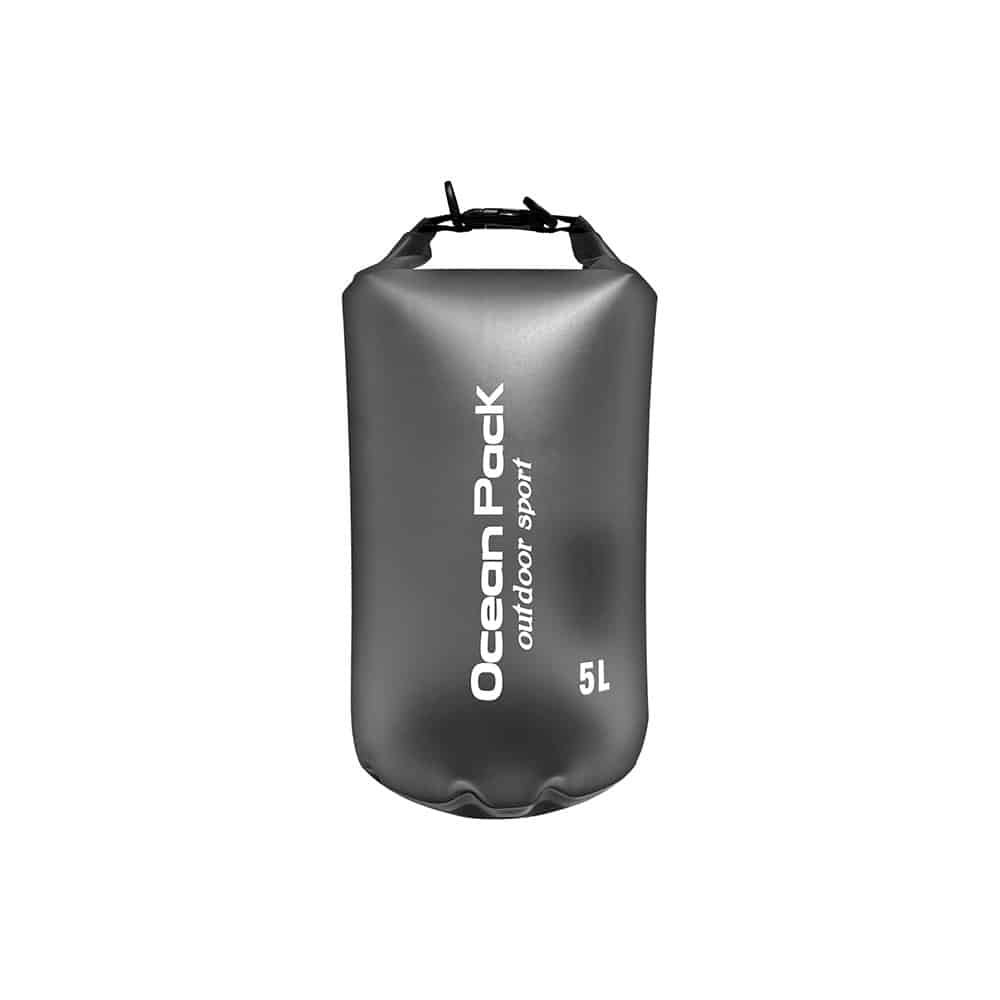 Outdoor 5L PVC Waterproof Bucket Bag Beach Rafting Swimming Bag - 图片 3
