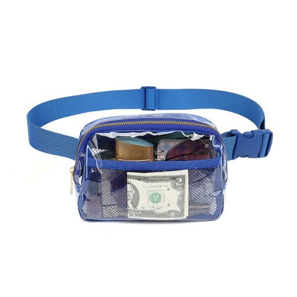 Stadium Approved Clear PVC Fanny Pack Crossbody Bags - Image 3