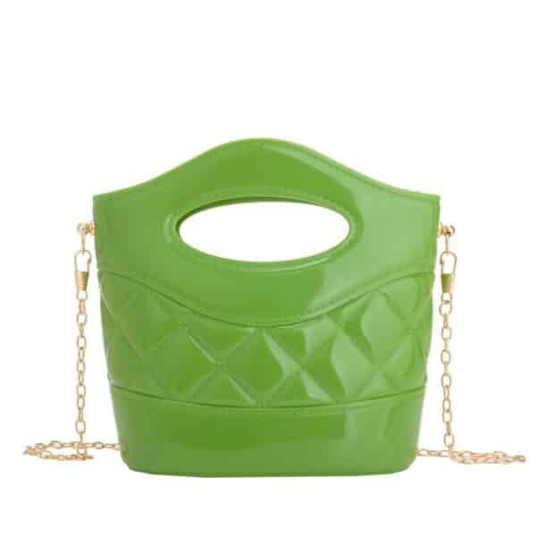Mini PVC Handheld Chain Bag - Image 3