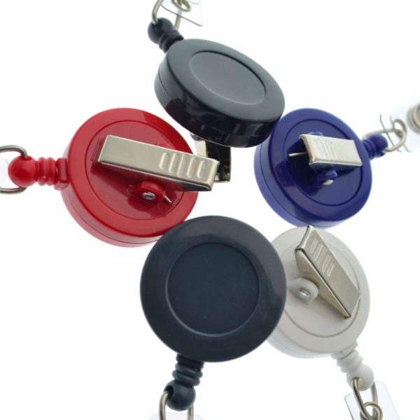 Custom Plastic Retractable Badge Reel With Metal Belt Clip - 图片 3