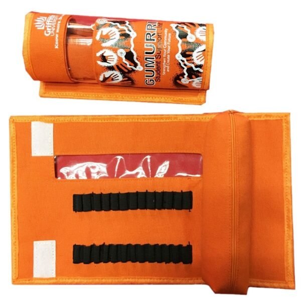 Rolled Pencil Pouch With Transparent Window - Image 3