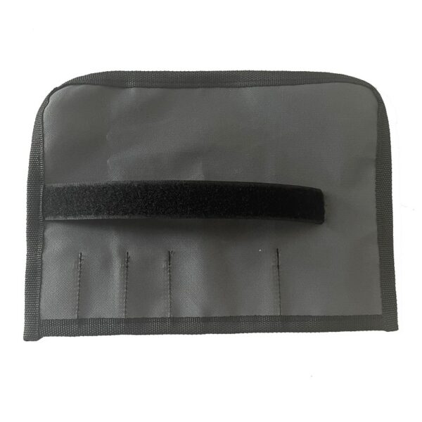 Black Roll-Up Pencil Case - 图片 3
