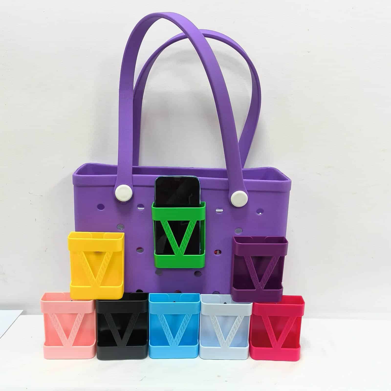 V-shaped Beach Bag Phone Holder - 图片 3