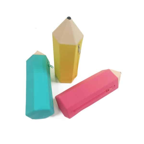 Pencil Shaped Silicone Pencil Case - 图片 3