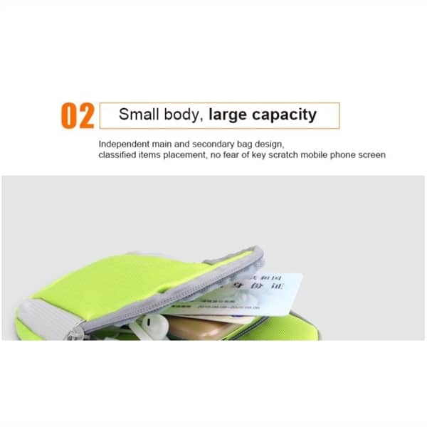 Nylon Fitness Armband w/ Custom Imprint - 图片 3