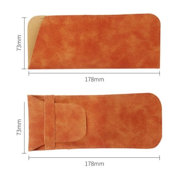 Multicolor Portable PU Glasses Bag Sunglasses Pouch - Image 3