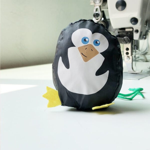 Polyester Penguin Foldable Shopping Bag - Image 3
