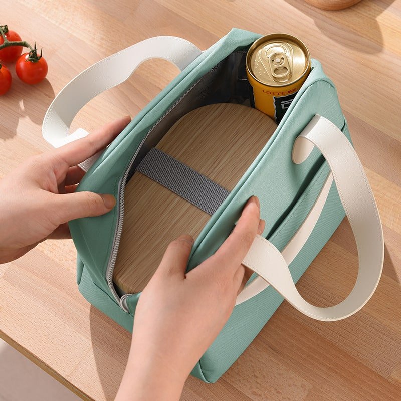 Cute Aluminum Foil Insulated Lunch Bag - 图片 3