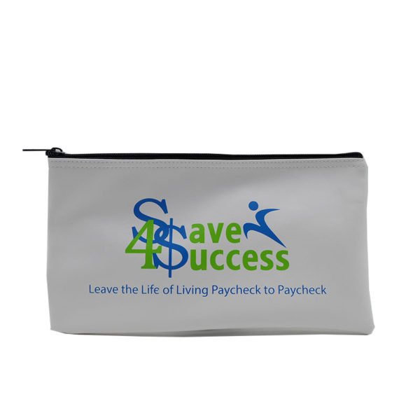 Multicolor PU Waterproof Zipper Pen Pouch Storage Bag - Image 3