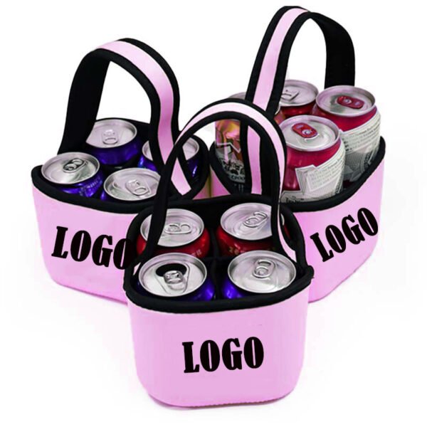 Outdoor Solid Color Convenient Drinks Tote Bag - Image 3