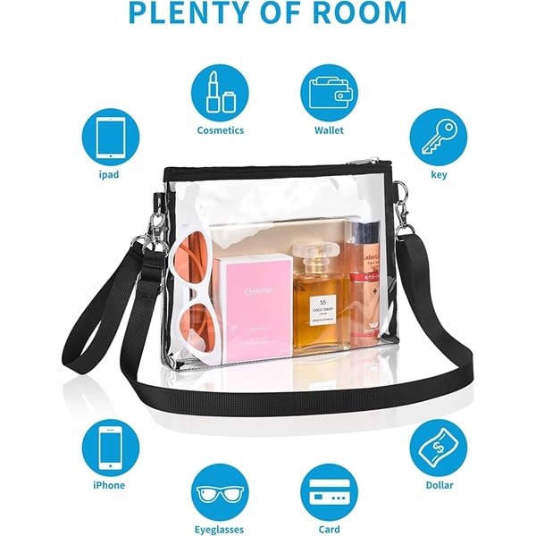 Clear Bag Stadium Approved Purse - 图片 3