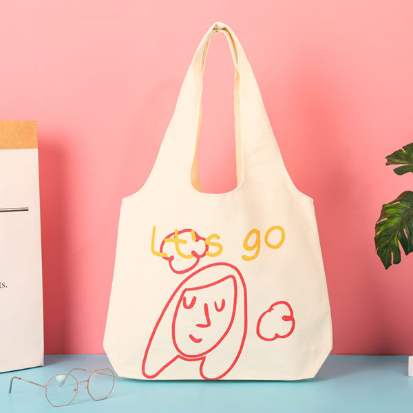 Promotional canvas Tote Bag With Custom Logo - 图片 3