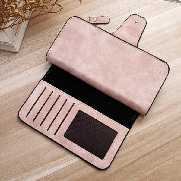 Women- Frosted PU Wallet - 图片 3