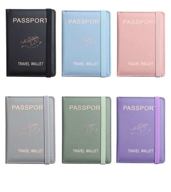 Multicolor Popular Travel Waterproof FRID ID and Passport Holder Wallet - Image 3