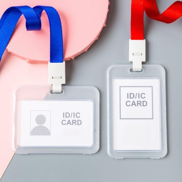 Transparent PVC Card Holder with Lanyard - 图片 3