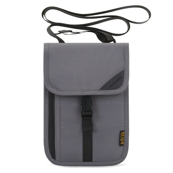 Multi-function RFID Neck-hanging Traveling Passport Bag - Image 3