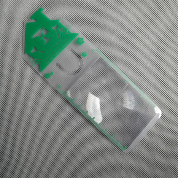 Clear PVC Bookmark Magnifier - 图片 3