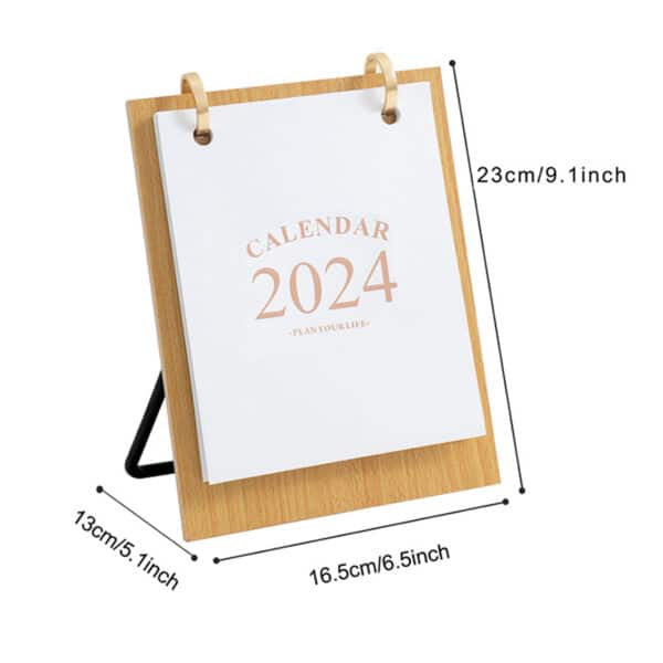 Vintage Home & Office Desktop Calendar - 图片 3