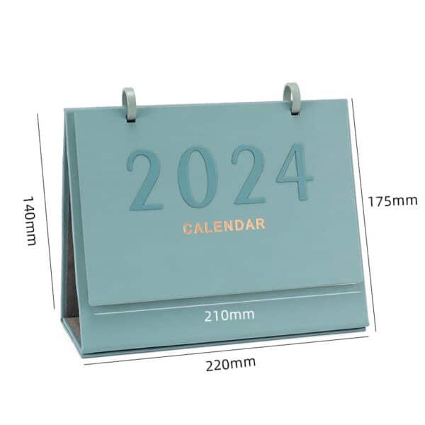 Thick Leather Desk Calendar - Image 3