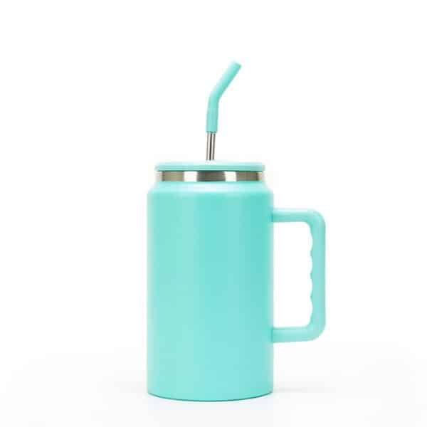Stainless Steel Car Bottle with Straw-50oz - 图片 3