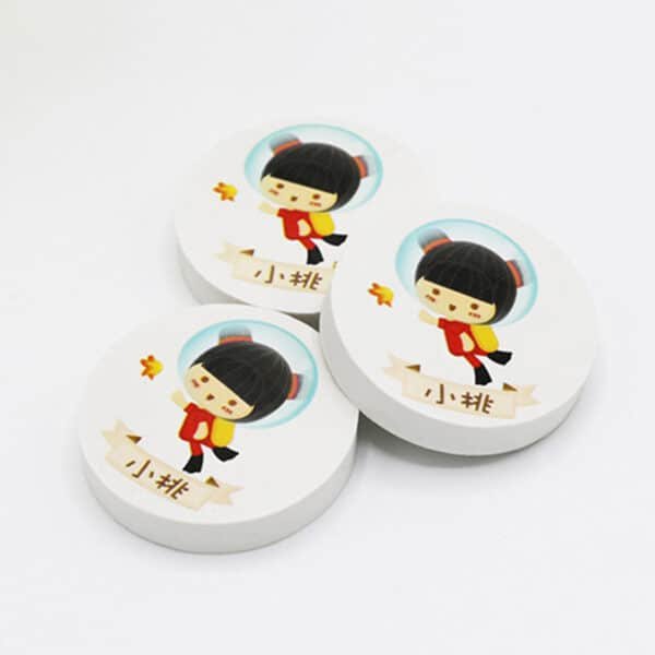Multi-color Printing Round TPR Eraser - 图片 3