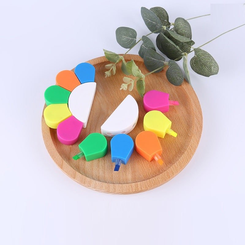 Advertising Gift Colorful Flower Highlighter - 图片 3
