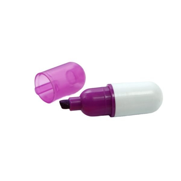 Multicolor Mini Creative Pill Shaped Smooth and Bright Highlighter - 图片 3